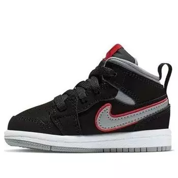 Кроссовки 1 средние Air Jordan, черный