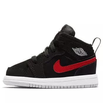 Кроссовки 1 средние Air Jordan, черный