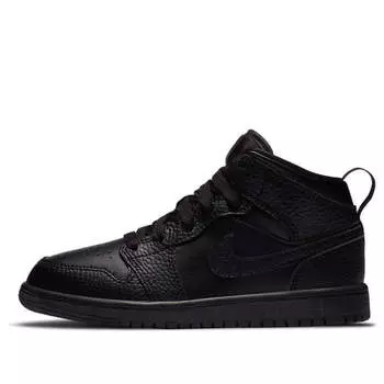 Кроссовки 1 средние Air Jordan, черный