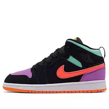 Кроссовки 1 средние Air Jordan, черный