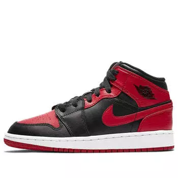 Кроссовки 1 средние Air Jordan, черный
