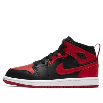 Кроссовки 1 средние Air Jordan, черный