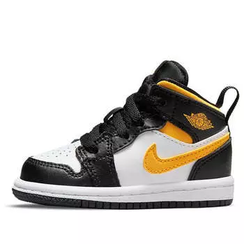 Кроссовки 1 средние Air Jordan, черный