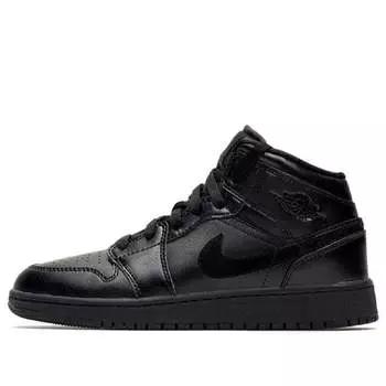 Кроссовки 1 средние Air Jordan, черный