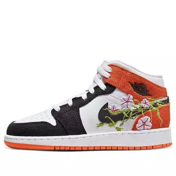 Кроссовки 1 средние Air Jordan, черный