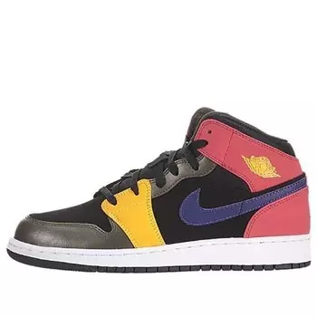 Кроссовки 1 средние Air Jordan, черный