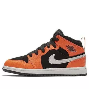 Кроссовки 1 средние Air Jordan, черный