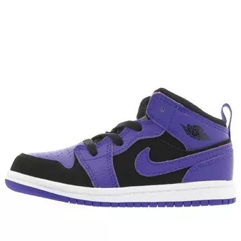 Кроссовки 1 средние Air Jordan, черный