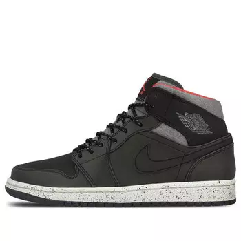 Кроссовки 1 средние Air Jordan, черный