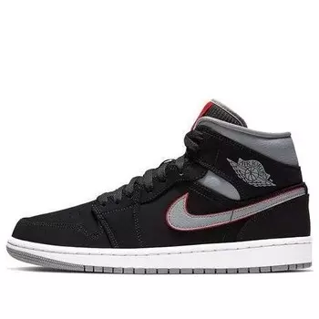 Кроссовки 1 средние Air Jordan, черный