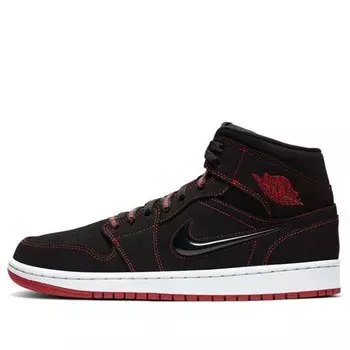 Кроссовки 1 средние Air Jordan, черный