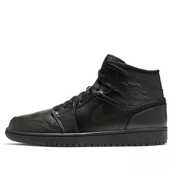 Кроссовки 1 средние Air Jordan, черный