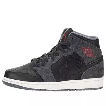 Кроссовки 1 средние Air Jordan, черный