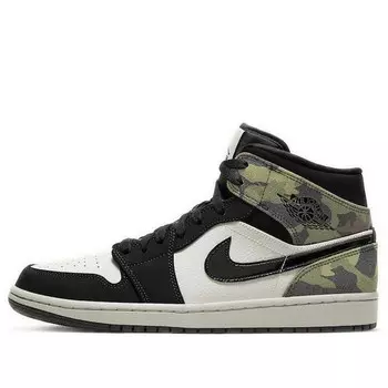 Кроссовки 1 средние Air Jordan, черный