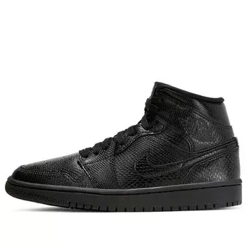 Кроссовки 1 средние Air Jordan, черный