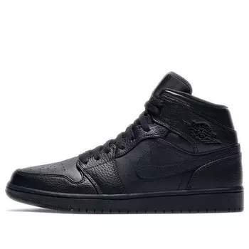 Кроссовки 1 средние Air Jordan, черный