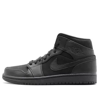 Кроссовки 1 средние Air Jordan, черный