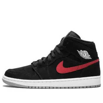 Кроссовки 1 средние Air Jordan, черный