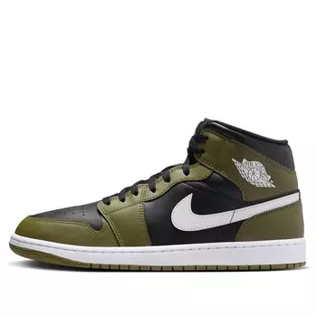 Кроссовки 1 средние Air Jordan, черный