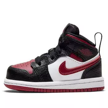 Кроссовки 1 средние Air Jordan, красный