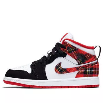 Кроссовки 1 средние Air Jordan, красный