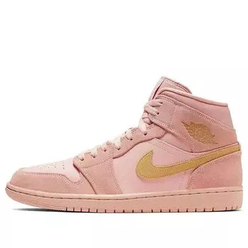Кроссовки 1 средние Air Jordan, красный