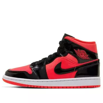 Кроссовки 1 средние Air Jordan, красный
