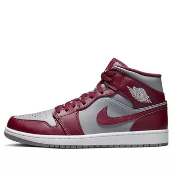 Кроссовки 1 средние Air Jordan, красный