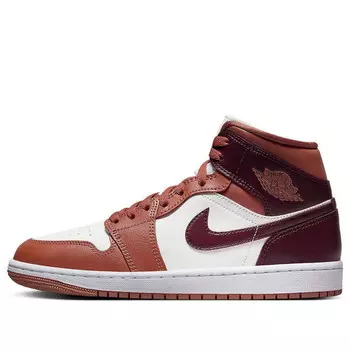 Кроссовки 1 средние Air Jordan, оранжевый