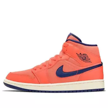 Кроссовки 1 средние Air Jordan, оранжевый