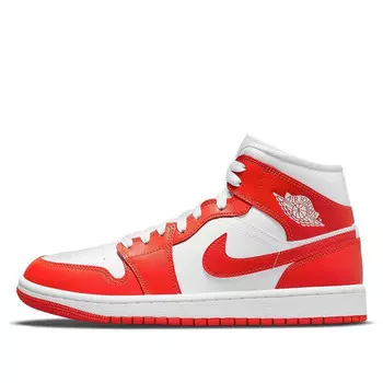 Кроссовки 1 средние Air Jordan, оранжевый