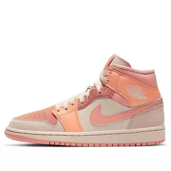 Кроссовки 1 средние Air Jordan, оранжевый