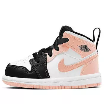 Кроссовки 1 средние Air Jordan, розовый