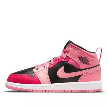 Кроссовки 1 средние Air Jordan, розовый