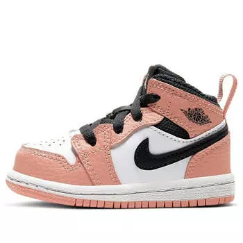 Кроссовки 1 средние Air Jordan, розовый