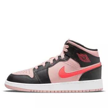 Кроссовки 1 средние Air Jordan, розовый