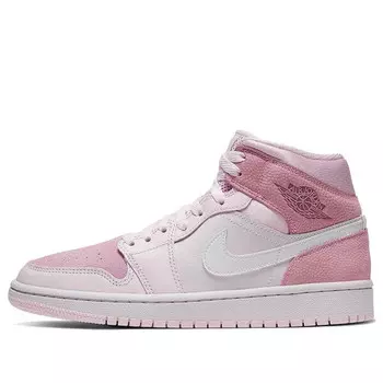 Кроссовки 1 средние Air Jordan, розовый