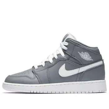 Кроссовки 1 средние Air Jordan, серый