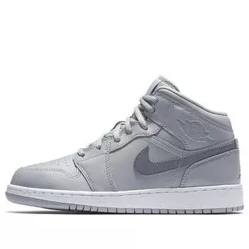 Кроссовки 1 средние Air Jordan, серый