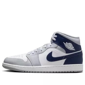 Кроссовки 1 средние Air Jordan, серый