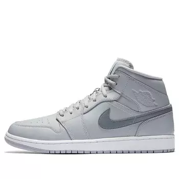 Кроссовки 1 средние Air Jordan, серый