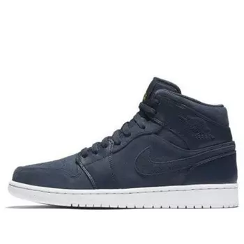 Кроссовки 1 средние Air Jordan, синий