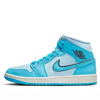 Кроссовки 1 средние Air Jordan, синий