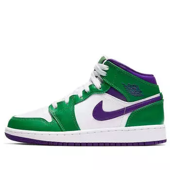 Кроссовки 1 средние Air Jordan, зеленый