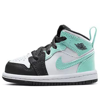 Кроссовки 1 средние Air Jordan, зеленый