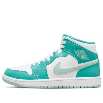 Кроссовки 1 средние Air Jordan, зеленый