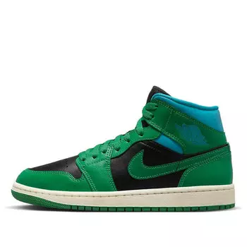 Кроссовки 1 средние Air Jordan, зеленый