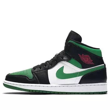 Кроссовки 1 средние Air Jordan, зеленый