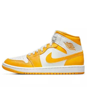 Кроссовки 1 средние Air Jordan, желтый