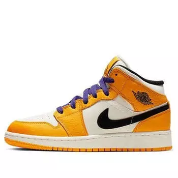 Кроссовки 1 средние Air Jordan, золотой